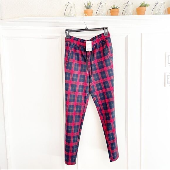 đ
ş*nwt*âseven sistersââ˘âredâdrawstringâplaidâpants - Picture 4 of 9